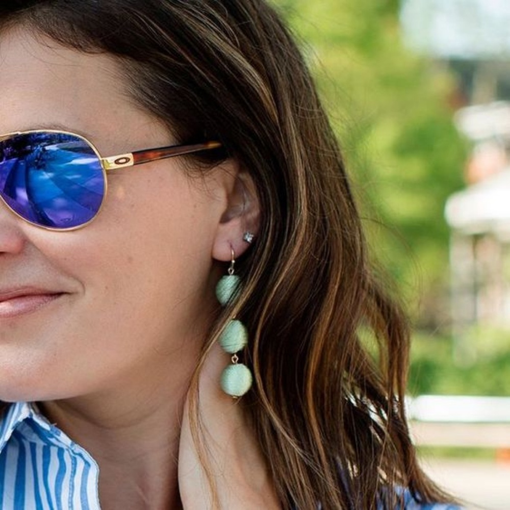 SUGARFIX BaubleBar Triad Ball Drop Earrings GUC